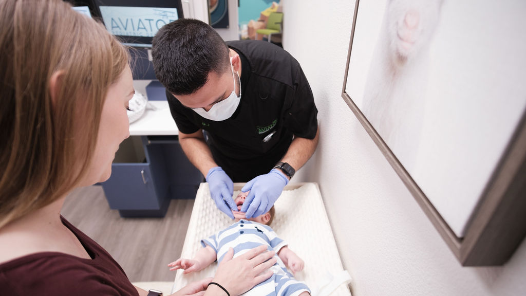 Watagua pediatric dentist looking for lip and tongue ties to see if the child needs frenectomies